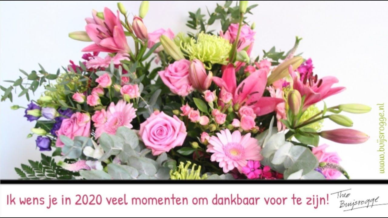 Nieuwjaarswens 2020 (thema: dankbaarheid) - Theo Buijsrogge